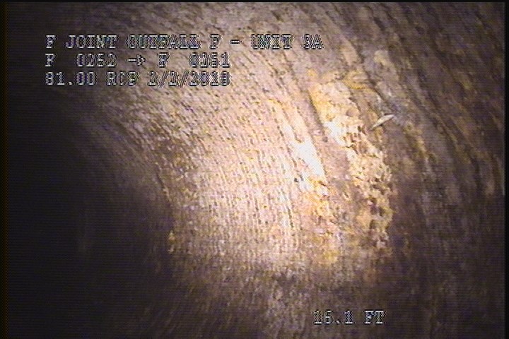 Surface Reinforcement Visible, from 11 to 03 o'clock, within 8 inches of joint: YES, Start