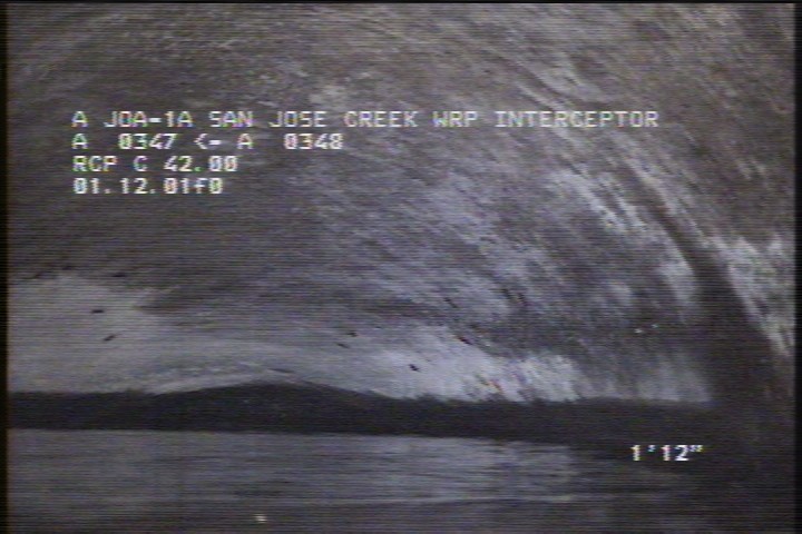 Upstream Manhole, Survey Begins - 8:57 AM