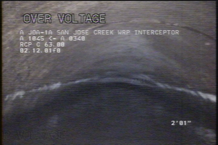 Downstream Manhole, Survey Begins - 11:04 AM