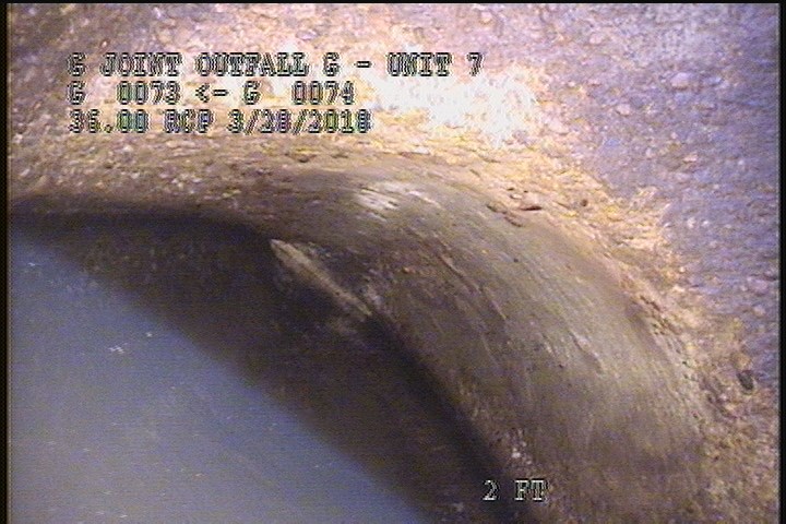 Survey Abandoned - VIEW OF THE UPLEG OF THE SIPHON