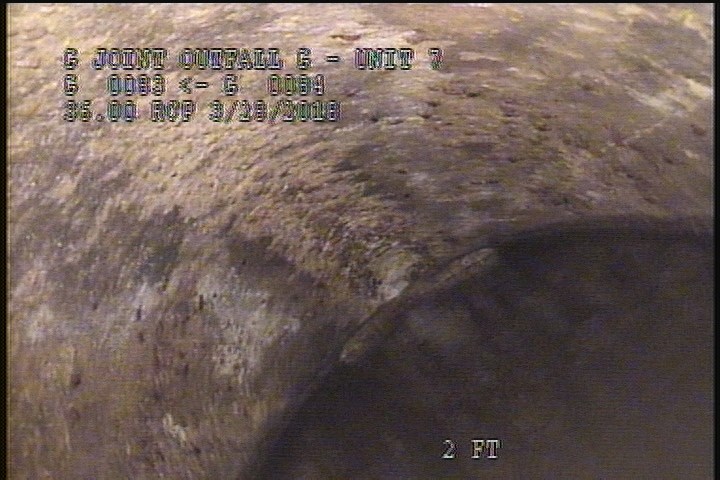 Survey Abandoned - VIEW OF THE UPLEG OF THE SIPHON