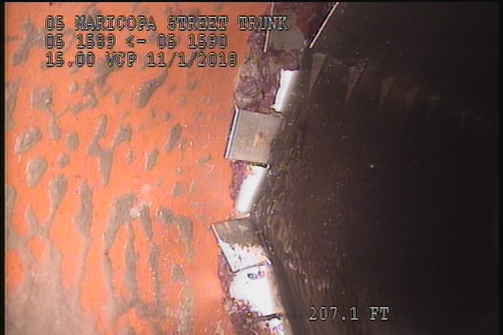 General Observation - DAMAGED TABS LINK PIPE 8-12:00