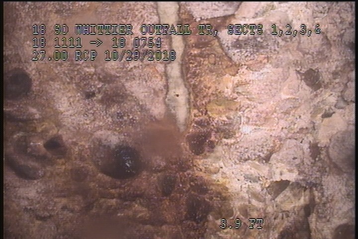Surface Aggregate Projecting, from 08 to 04 o'clock, within 8 inches of joint: YES, Start