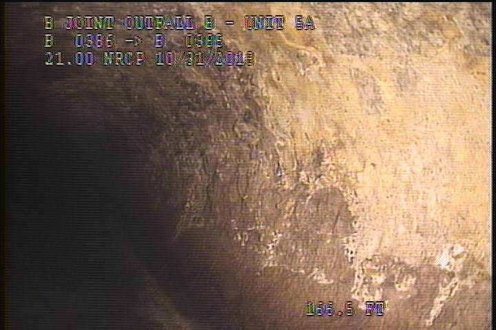 Surface Spalling, from 08 to 04 o'clock, within 8 inches of joint: NO - PEELING CONCRETE
