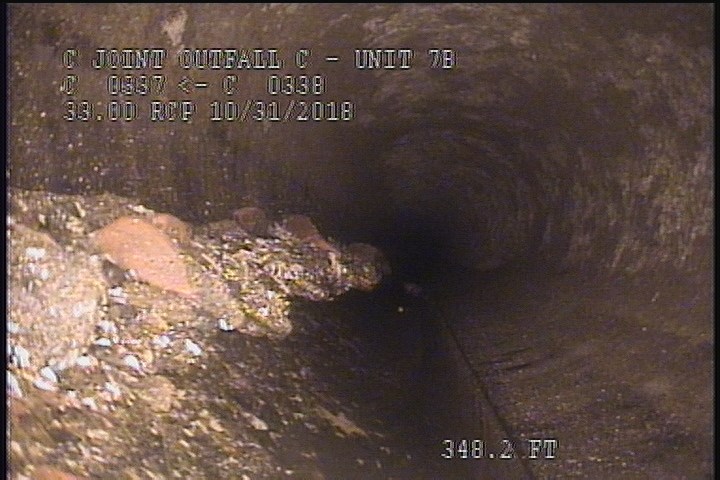Obstacles Other, 15 %of cross sectional area, from 06 to 08 o'clock, Start - BRICKS & OTHER DEBRIS