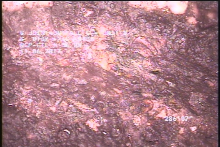 Surface Aggregate Projecting, from 11 to 01 o'clock, within 8 inches of joint: NO - SEVERE AGG