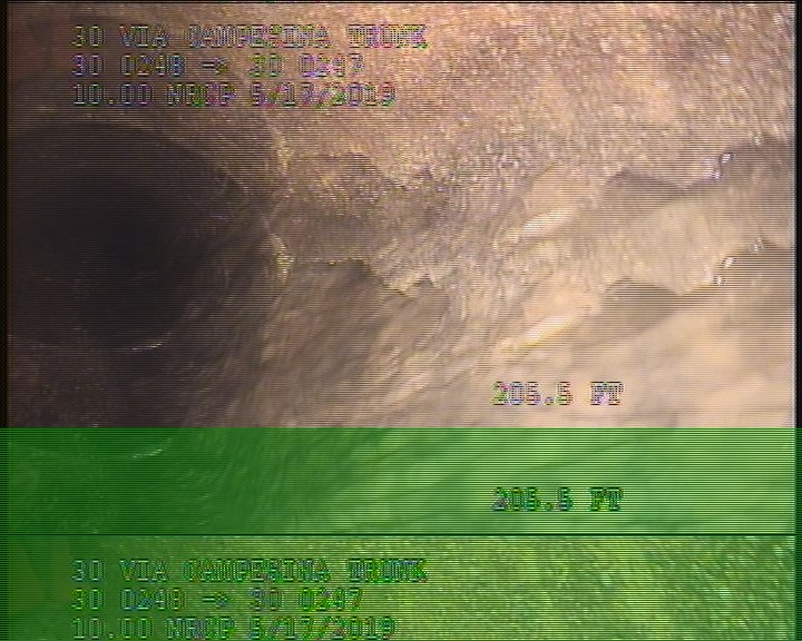General Photograph - HOLE BOTTOM OF PIPE