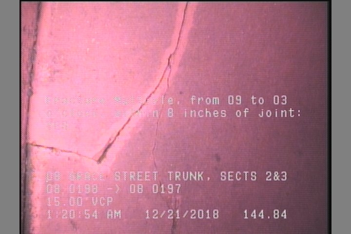Fracture Multiple, from 09 to 03 o'clock, within 8 inches of joint: YES