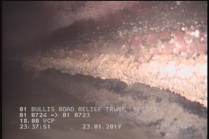 Deposits Attached Grease, 5 %of cross sectional area, from 03 to 09 o'clock, , within 8 inches of joint: YES, Start