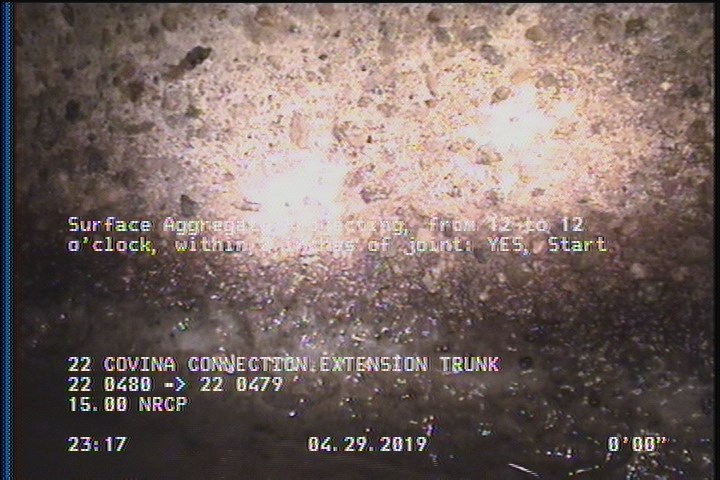 Surface Aggregate Projecting, from 12 to 12 o'clock, within 8 inches of joint: YES, Start
