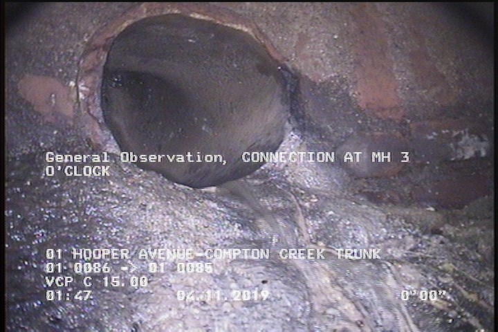 General Observation - CONNECTION AT MH 3 O'CLOCK