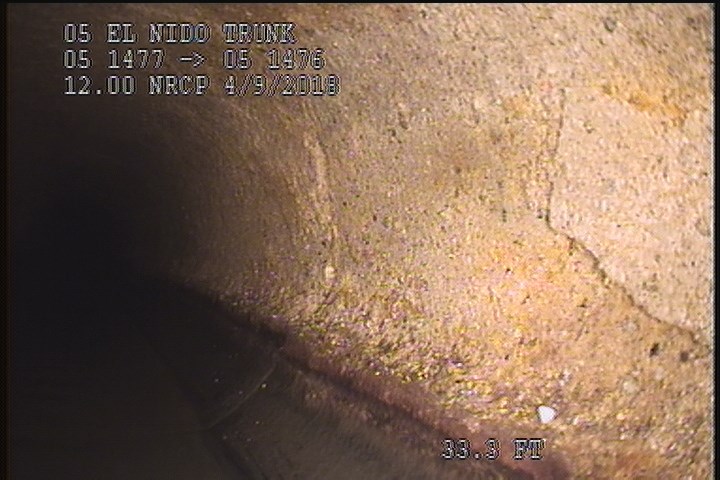 Surface Spalling, from 08 to 04 o'clock, within 8 inches of joint: YES - PEELING CONCRETE