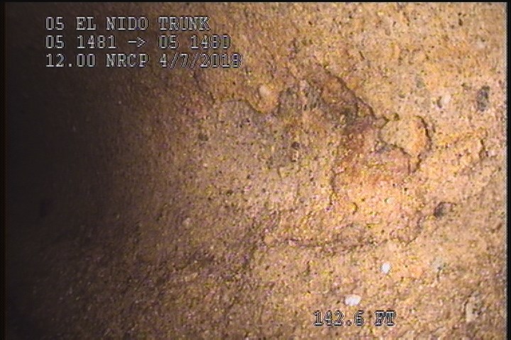 Surface Spalling, from 07 to 05 o'clock, within 8 inches of joint: YES, Start - MULTILAYER PEELING CONCRETE SEVERE AGG ATTACHED
