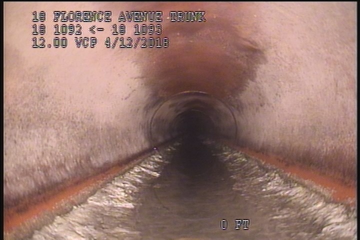 Deposits Attached Grease, 5 %of cross sectional area, from 05 to 07 o'clock, , within 8 inches of joint: YES, Start