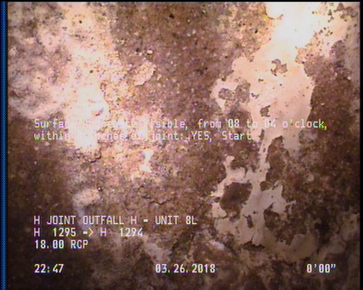 Surface Aggregate Visible, from 08 to 04 o'clock, within 8 inches of joint: YES, Start