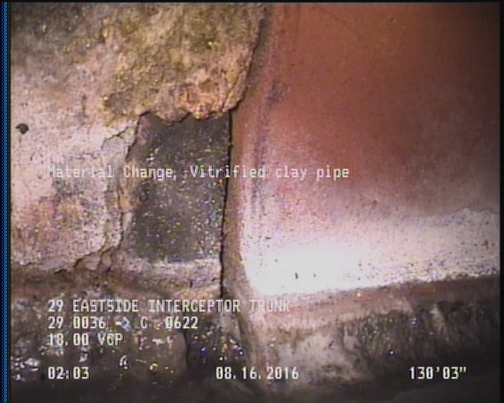 Material Change, Vitrified clay pipe