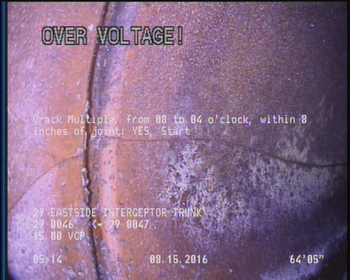 Crack Multiple, from 08 to 04 o'clock, within 8 inches of joint: YES, Start