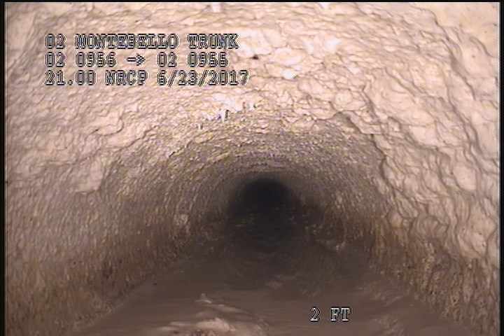 General Observation - LOOKING U/S TOWARDS MH 957, MAG COAT FROM 8 TO 4 OCLOCK, 95%