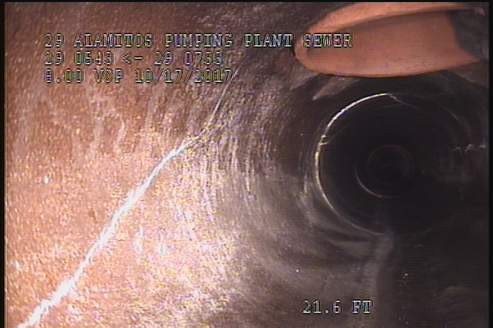 Crack Spiral, from 10 to 02 o'clock, within 8 inches of joint: YES